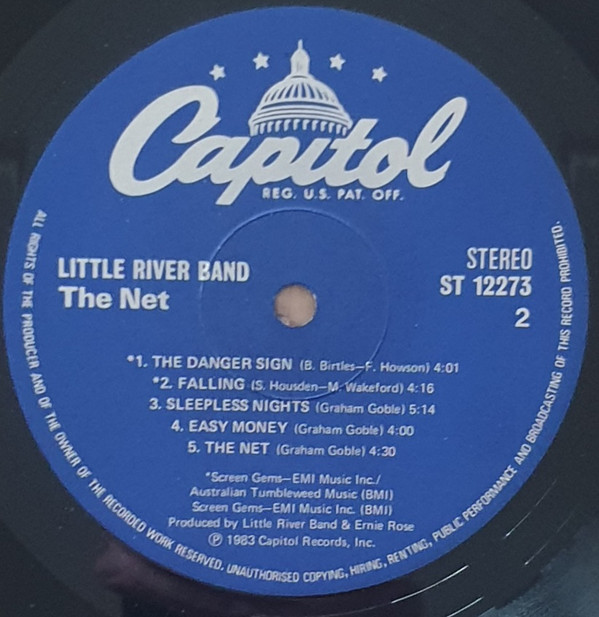 Little River Band - The Net | Capitol Records (ST-12273) - 4