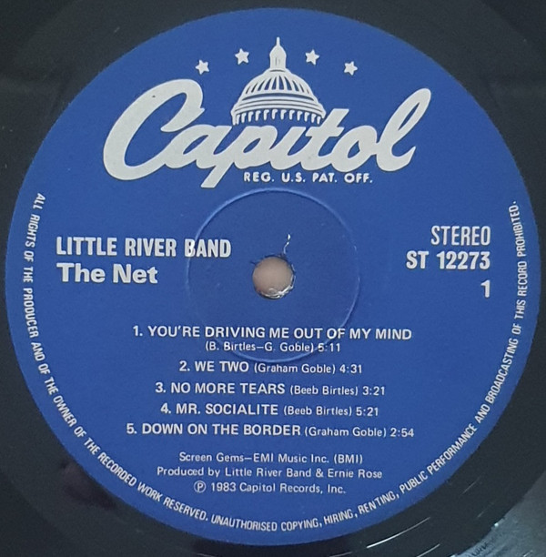 Little River Band - The Net | Capitol Records (ST-12273) - 3