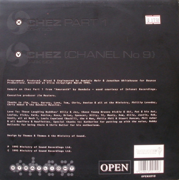 Straylight - Chez | Open (OPENX010) - 2