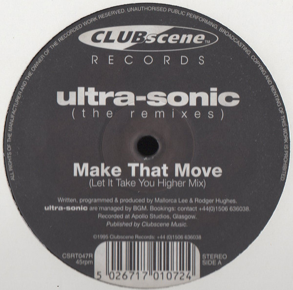 Ultra-Sonic - The Remixes | Clubscene Records (CSRT047R) - main