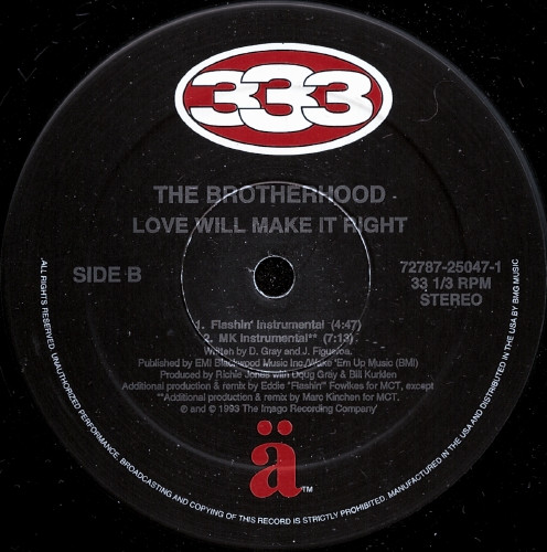The Brotherhood - Love Will Make It Right | ä (72787-25047-1) - 3