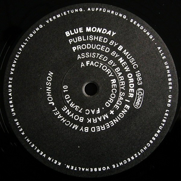 New Order - Blue Monday | Factory (FAC 73) - 3 New Order - Blue Monday | Factory (FAC 73) - 3