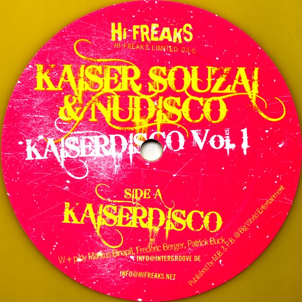 Kaiser Souzai & Nudisco - Kaiserdisco Vol. 1 | Hi Freaks (HI FREAKS LIMITED 04-6) - main Kaiser Souzai & Nudisco - Kaiserdisco Vol. 1 | Hi Freaks (HI FREAKS LIMITED 04-6) - main
