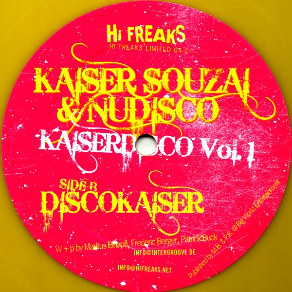Kaiser Souzai & Nudisco - Kaiserdisco Vol. 1 | Hi Freaks (HI FREAKS LIMITED 04-6) - 2 Kaiser Souzai & Nudisco - Kaiserdisco Vol. 1 | Hi Freaks (HI FREAKS LIMITED 04-6) - 2