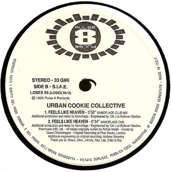 Urban Cookie Collective - Feels Like Heaven | Pulse-8 Records (LOSEX 55) - 3 Urban Cookie Collective - Feels Like Heaven | Pulse-8 Records (LOSEX 55) - 3
