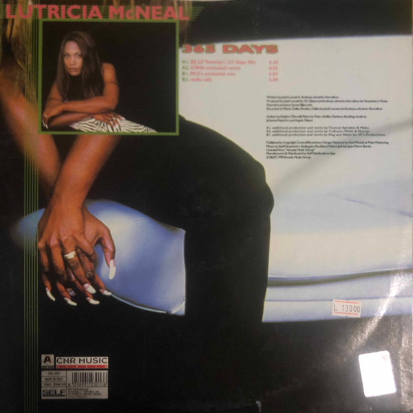 Lutricia McNeal - 365 Days | CNR Music Italia (CNR 5007) - 2