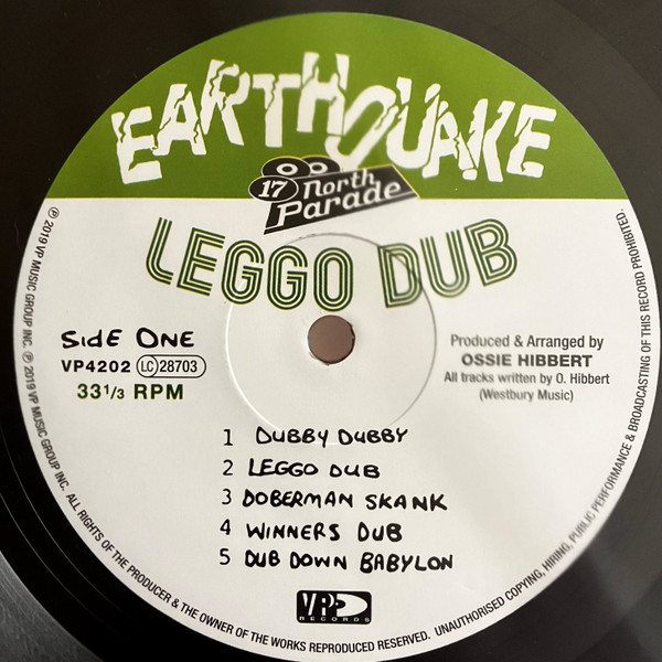 Ossie All Stars - Leggo Dub | 17 North Parade (VP4202) - 3