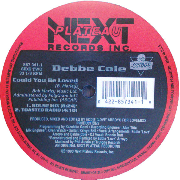 Debbe Cole - Could You Be Loved | Next Plateau Records Inc. (857 341-1) - 2