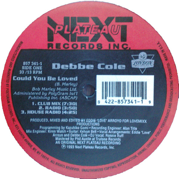 Debbe Cole - Could You Be Loved | Next Plateau Records Inc. (857 341-1) - main