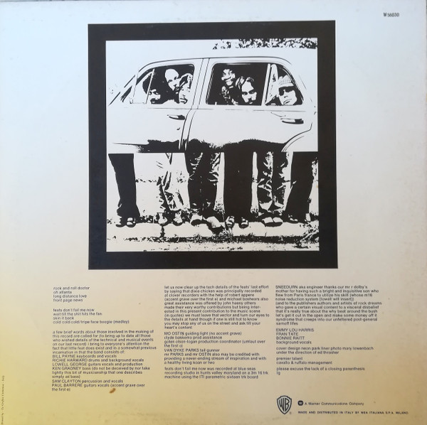 Little Feat - Feats Don't Fail Me Now | Warner Bros. Records (W 56030) - 2