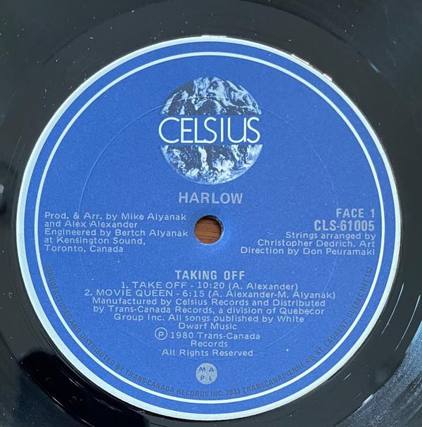 Harlow - Taking Off | Celsius (CLS-61005) - 3