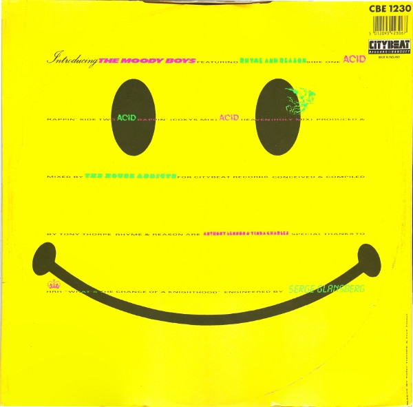The Moody Boys - Acid Rappin / Acid Heaven | City Beat (CBE 1230) - 2