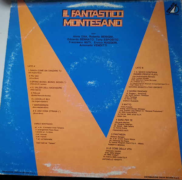 Enrico Montesano - Il Fantastico Montesano | Spinnaker (RSPI 11) - 2 Enrico Montesano - Il Fantastico Montesano | Spinnaker (RSPI 11) - 2