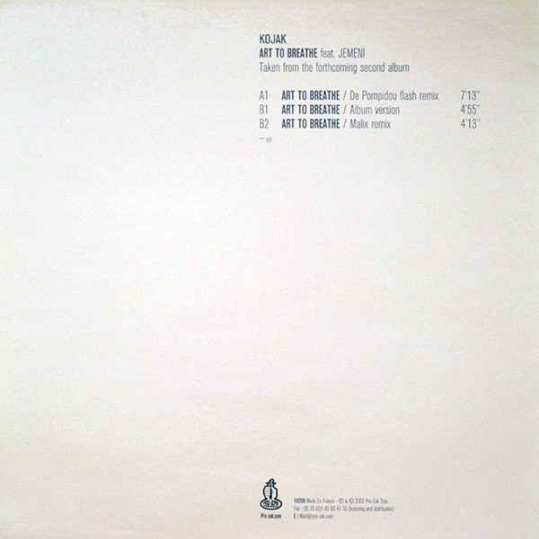 Kojak Feat. Jemeni - Art To Breathe | Pro-Zak Trax (10209) - 2 Kojak Feat. Jemeni - Art To Breathe | Pro-Zak Trax (10209) - 2