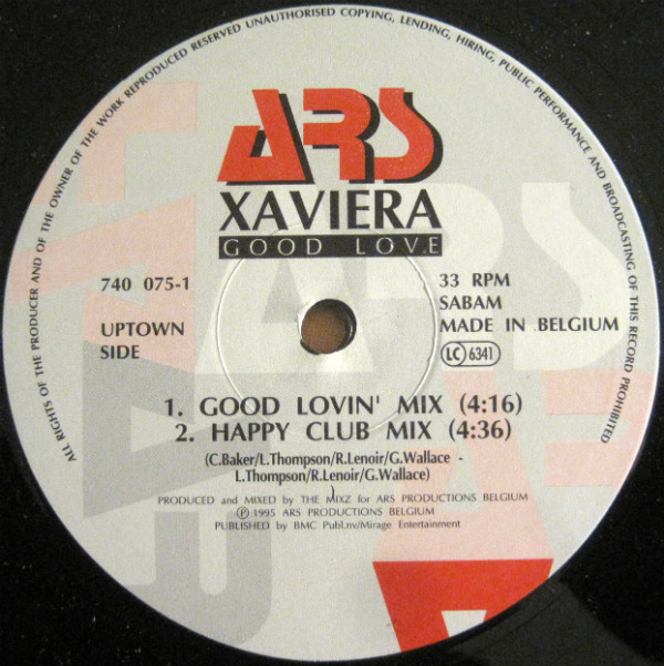 Xaviera - Good Love | ARS Productions (740 075-1) - 4 Xaviera - Good Love | ARS Productions (740 075-1) - 4