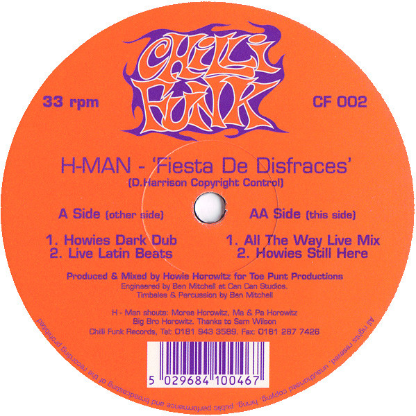 H Man - Fiesta De Disfraces | Chillifunk Records (CF 002)
