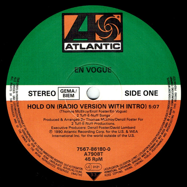 En Vogue - Hold On | Atlantic (7567-86180-0) - 3