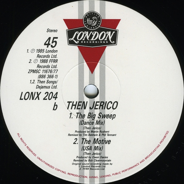 Then Jerico - Big Area | London Records (LONX 204) - 4