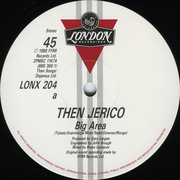Then Jerico - Big Area | London Records (LONX 204) - 3