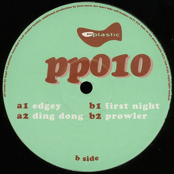 Kapè Ill Miester - Edgey | Pure Plastic (pp010)