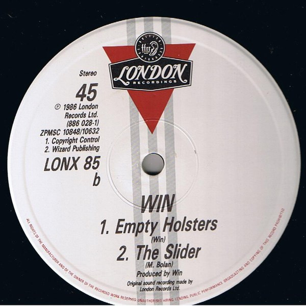 Win - Shampoo Tears | London Records (LONX 85) - 4