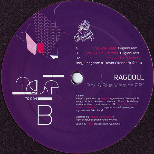 Ragdoll - Pink & Blue Vitamins E.P. | Takt Records (TK 004) - main