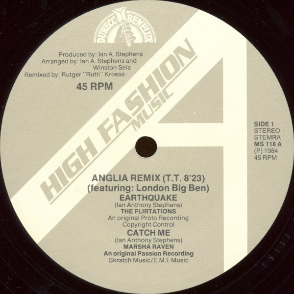 Various - Anglia Remix | High Fashion Music (MS 118) - 2