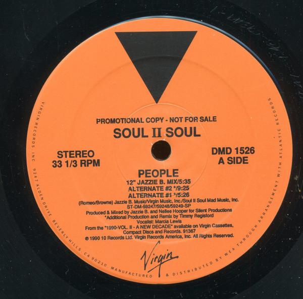 Soul II Soul - People | Virgin (DMD 1526) - main Soul II Soul - People | Virgin (DMD 1526) - main