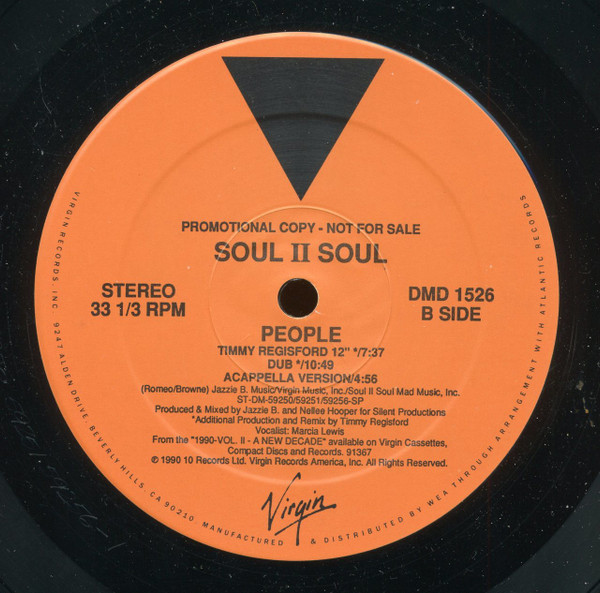 Soul II Soul - People | Virgin (DMD 1526) - 2 Soul II Soul - People | Virgin (DMD 1526) - 2