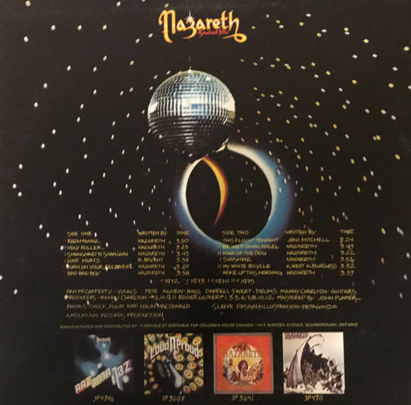 Nazareth - Greatest Hits | A&M Records (SP 9020) - 2 Nazareth - Greatest Hits | A&M Records (SP 9020) - 2