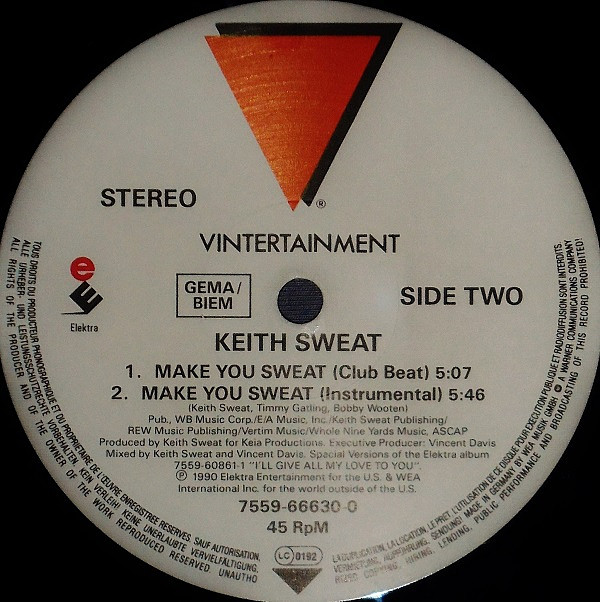 Keith Sweat - Make You Sweat | Vintertainment (7559-66630-0) - 4