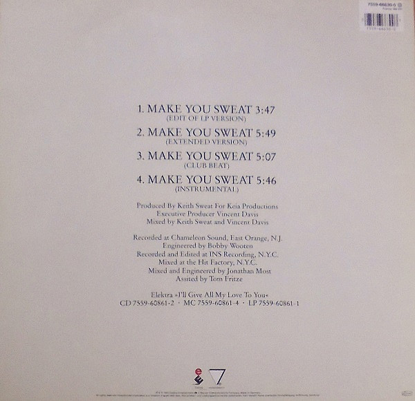 Keith Sweat - Make You Sweat | Vintertainment (7559-66630-0) - 2