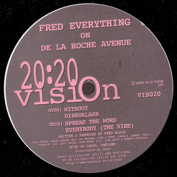 Fred Everything - De La Roche Avenue | 20:20 Vision (VIS020)