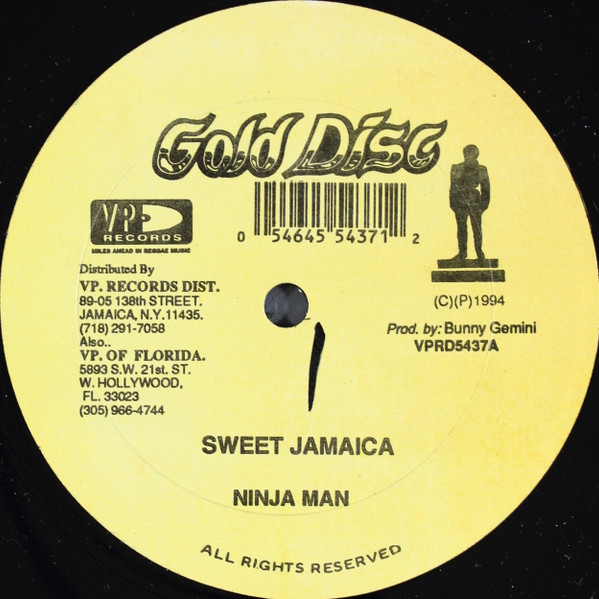 Ninja Man / Simpleton - Sweet Jamaica / Hot Again | Gold Disc (VPRD5437)