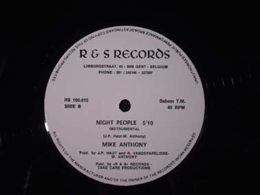 Mike Anthony - Nightpeople | R & S Records (RS    100.013) - 3