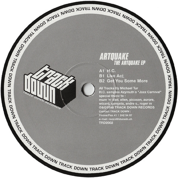 Artquake - The Artquake EP | Trackdown Records (TRD2002)