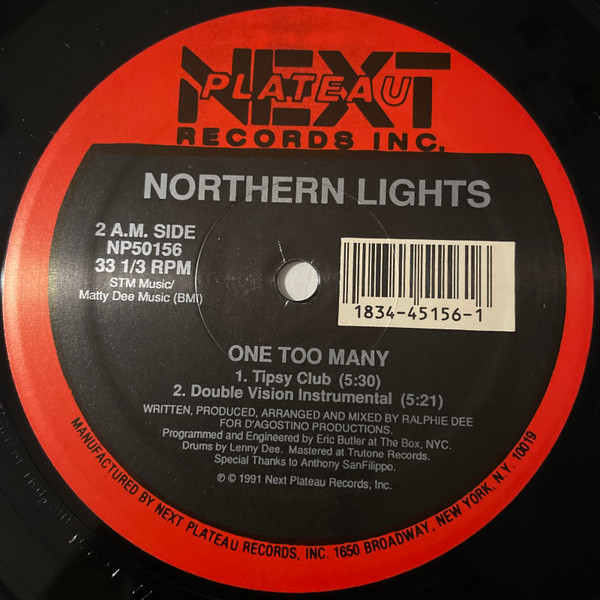 Northern Lights - One Too Many | Next Plateau Records Inc. (NP50156)