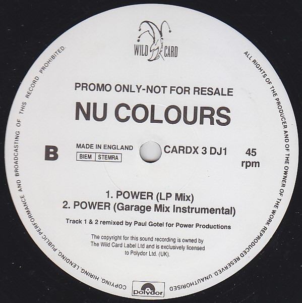 Nu Colours - The Power | Wildcard (CARDX3DJ1 / CARDX3DJ2) - 3
