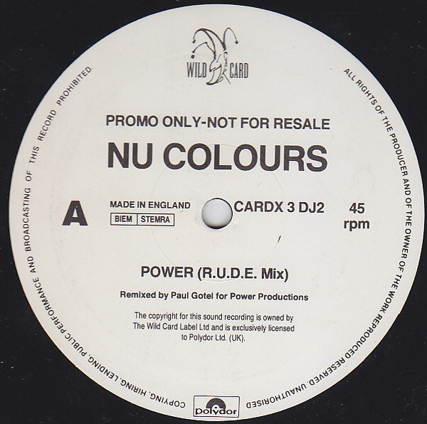 Nu Colours - The Power | Wildcard (CARDX3DJ1 / CARDX3DJ2) - 4
