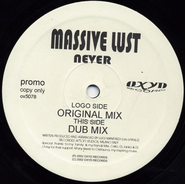 Massive Lust - Never | Oxyd Records (ox5078) - main