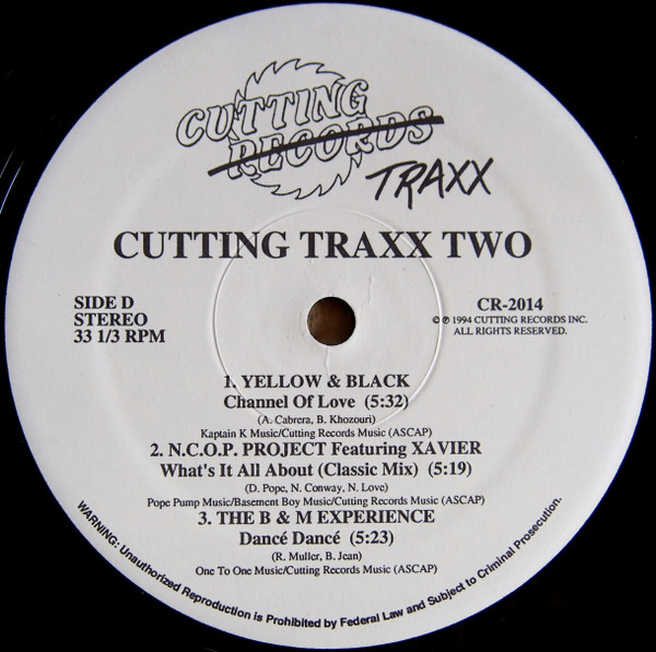 Various - Cutting Traxx Two | Cutting Records (CR-2014) - 3 Various - Cutting Traxx Two | Cutting Records (CR-2014) - 3