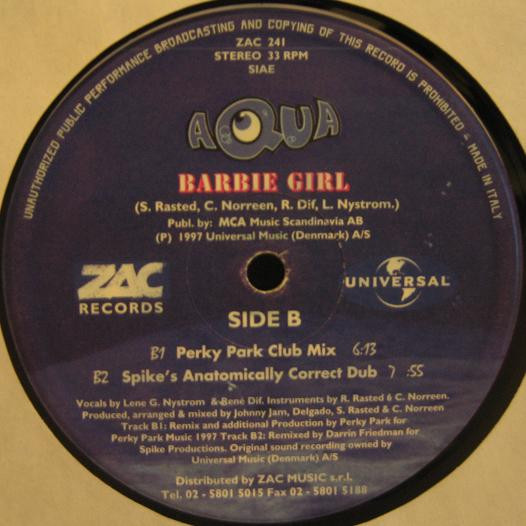 Aqua - Barbie Girl | Zac Records (ZAC 241) - 4 Aqua - Barbie Girl | Zac Records (ZAC 241) - 4