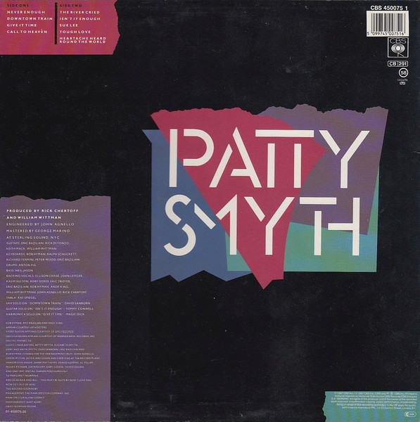 Patty Smyth - Never Enough | CBS (CBS 450075 1) - 2
