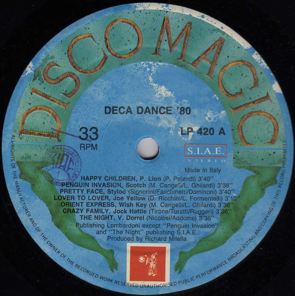 Various - Deca Dance '80 Collection 1 | Discomagic Records (LP 420) - 2 Various - Deca Dance '80 Collection 1 | Discomagic Records (LP 420) - 2