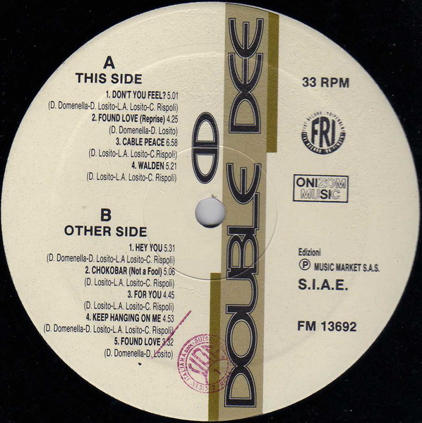 Double Dee - Double Dee | Five Record Indipendent (FM 13692) - 3 Double Dee - Double Dee | Five Record Indipendent (FM 13692) - 3