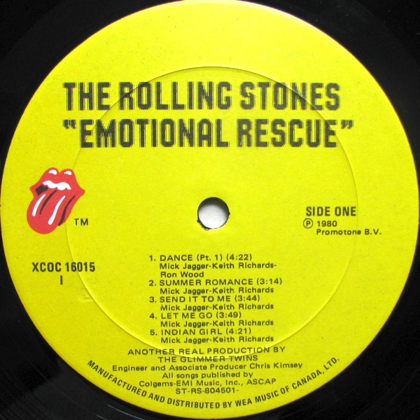 The Rolling Stones - Emotional Rescue | Rolling Stones Records (XCOC 16015) - 3 The Rolling Stones - Emotional Rescue | Rolling Stones Records (XCOC 16015) - 3