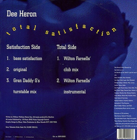 Dee Heron - Total Satisfaction | Sidestep Records (SSR12003) - 2