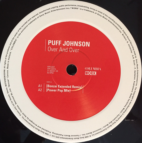 Puff Johnson - Over And Over | Columbia (XPR 2327) - main