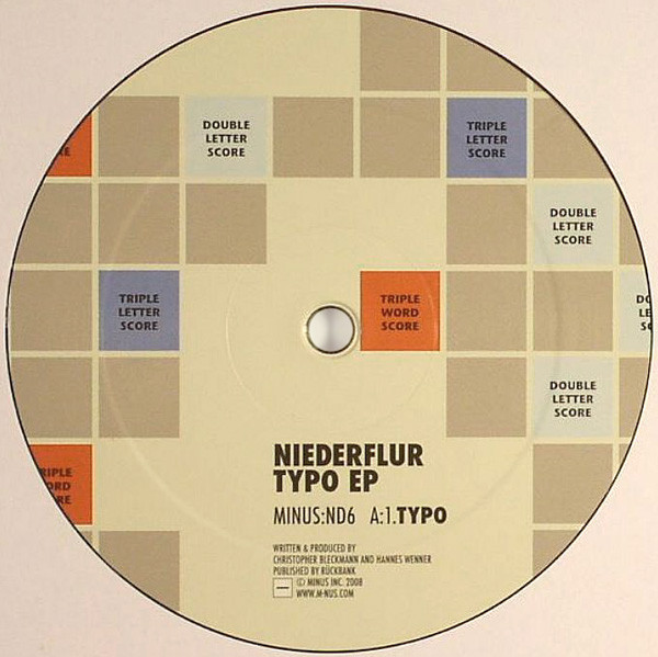 Niederflur - Typo EP | M_nus (MINUS:ND6)