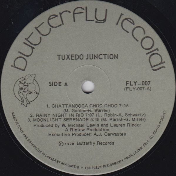 Tuxedo Junction - Tuxedo Junction | Butterfly Records (FLY-007) - 3 Tuxedo Junction - Tuxedo Junction | Butterfly Records (FLY-007) - 3